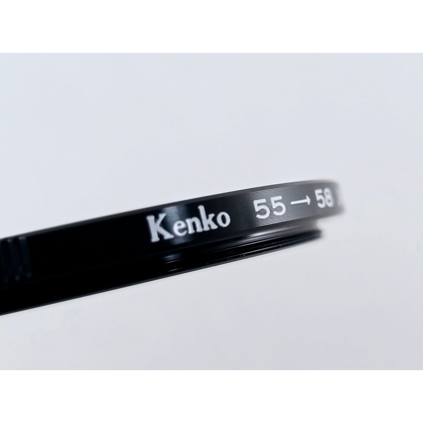 [Pre-owned] Kenko Metal Step Up Adapter Ring 55mm Lens to 58mm Filter — MINT — Japan #3918