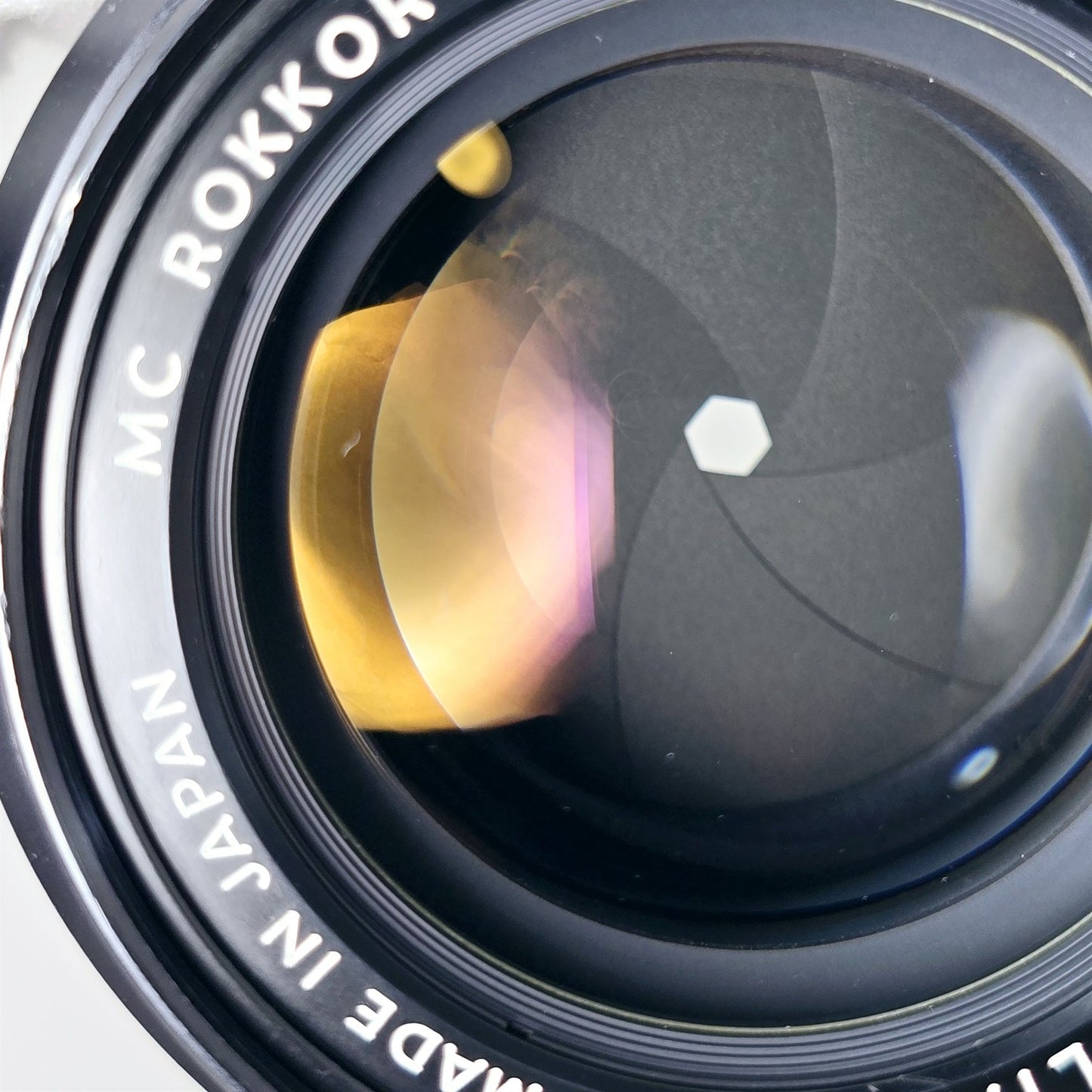 [Pre-owned] Minolta MC Rokkor-PG 50mm f/1.4 MF Standard Prime Lens — Mint — Japan #5362