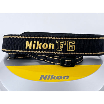 [Pre-owned] Nikon F6 AN-19 Genuine Camera Neck Strap 1.4in (3.5cm) — Near MINT — Japan #5063