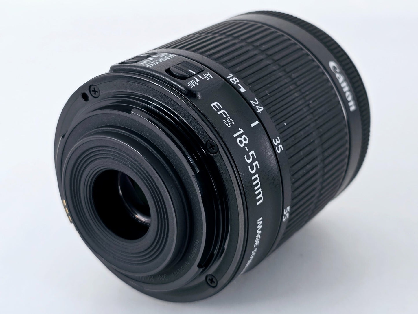 🌸[MINT] Canon EF-S 18-55mm F3.5-5.6 IS STM Zoom Lens w/EW-63C Hood From JAPAN