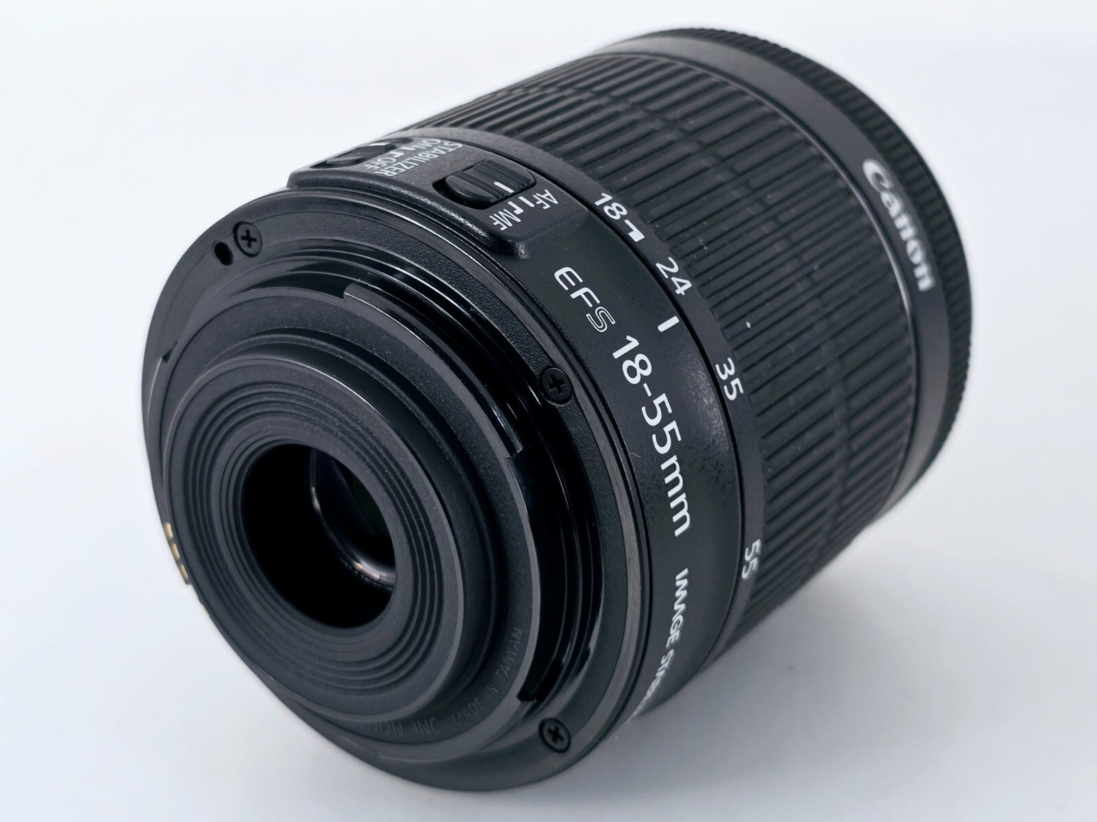 🌸[MINT] Canon EF-S 18-55mm F3.5-5.6 IS STM Zoom Lens w/EW-63C Hood From JAPAN