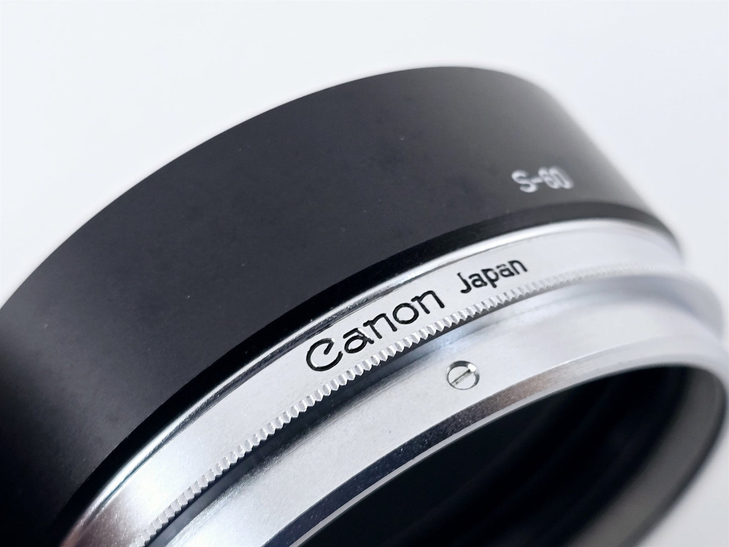 [Pre-owned] Canon Type S-60 60mm Lens Hood for FL 55mm 58mm Lenses — Near Mint — Japan #5049