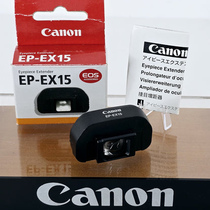 [Pre-owned] Canon EP-EX15 Viewfinder Eyepiece Extender for EOS SLR — Near Mint — Japan #5424
