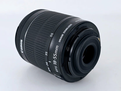 🌸[MINT] Canon EF-S 18-55mm F3.5-5.6 IS STM Zoom Lens w/EW-63C Hood From JAPAN