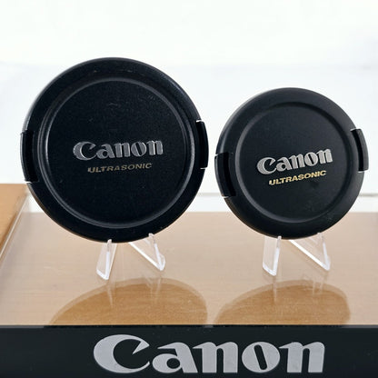 [Pre-owned] Canon 52mm & 67mm Front Lens Cap for EF Ultrasonic (Set of 2) — Near Mint — Japan #5535