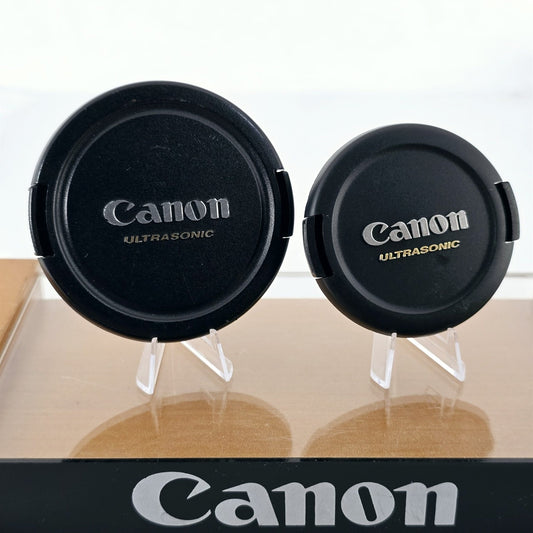 [Pre-owned] Canon 52mm & 67mm Front Lens Cap for EF Ultrasonic (Set of 2) — Near Mint — Japan #5535