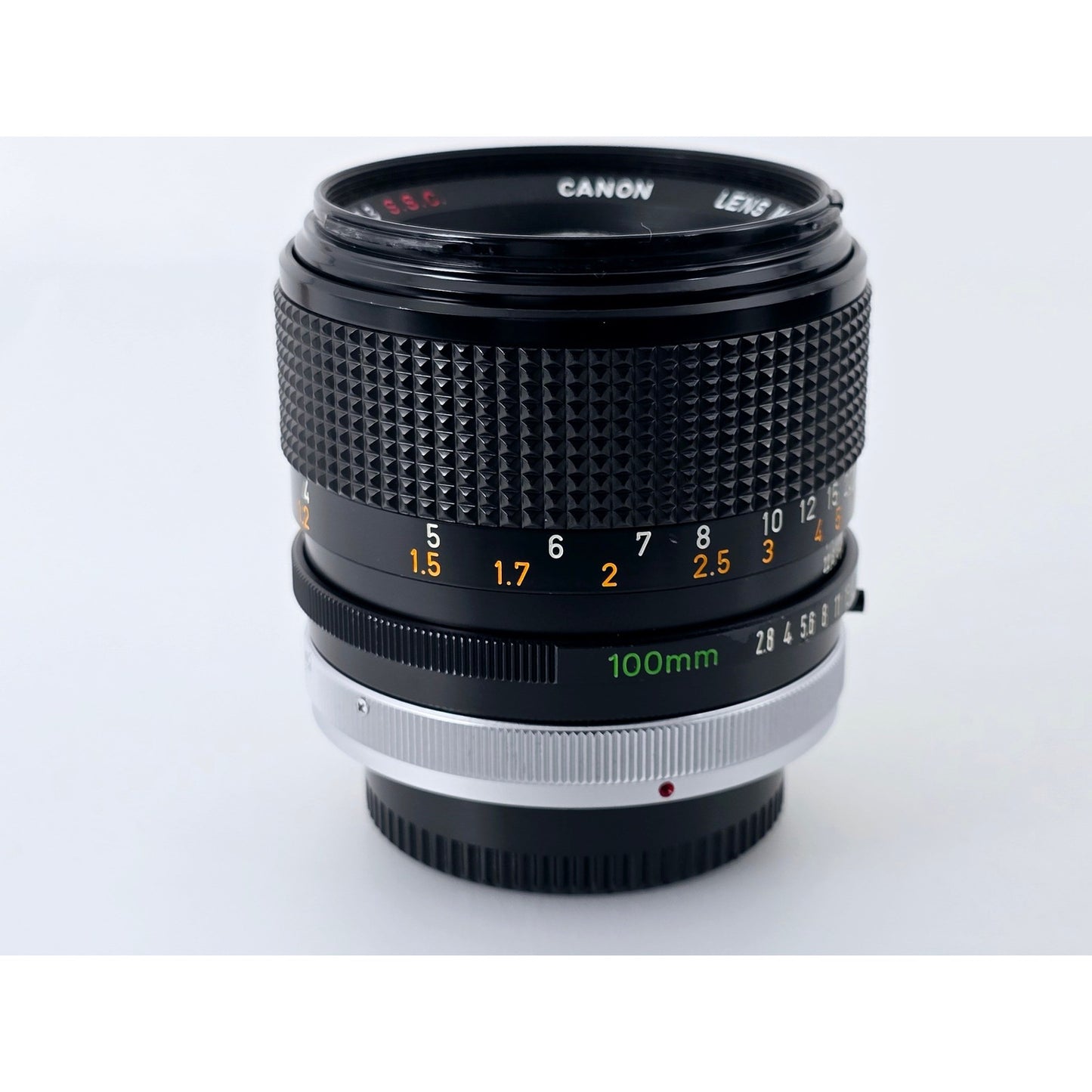 [Pre-owned] Canon FD 100mm F2.8 S.S.C. MF Telephoto Lens — Near MINT — Japan #4836