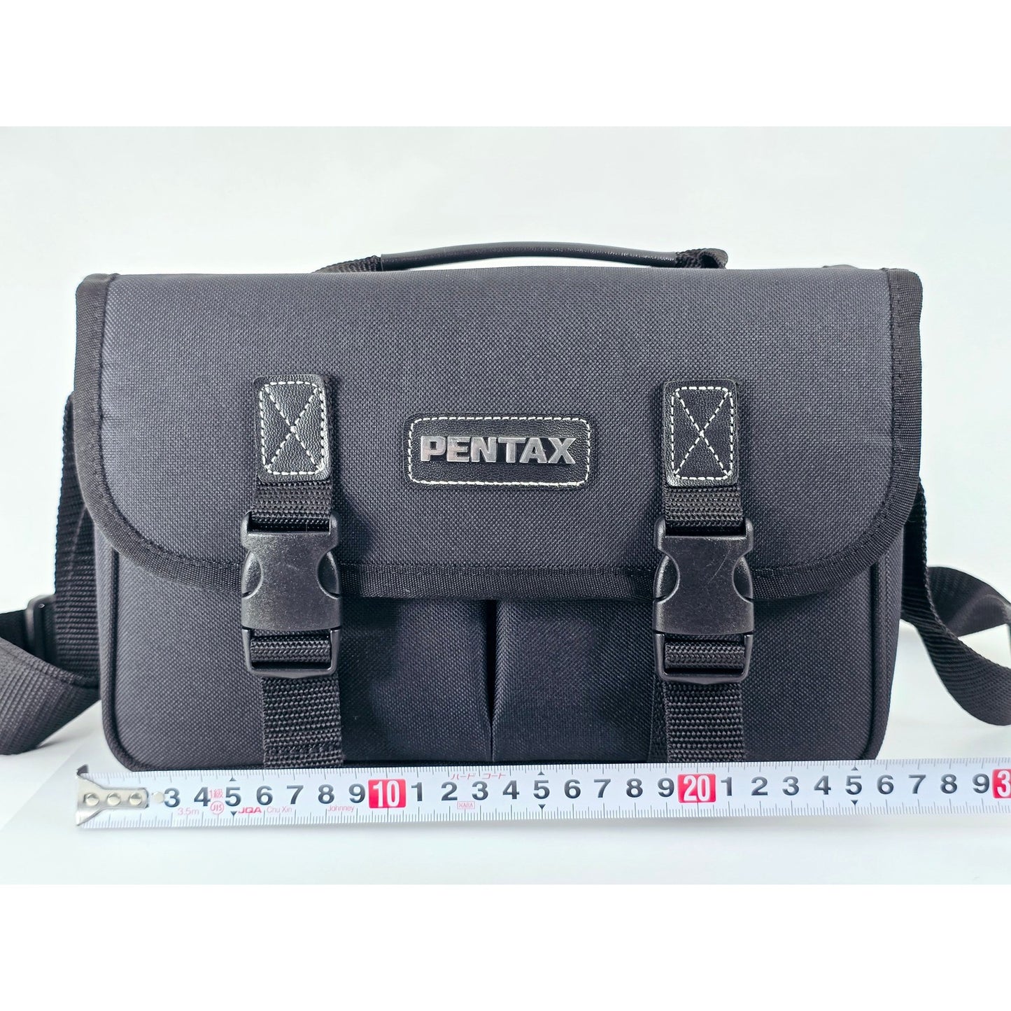 [Pre-owned] Genuine Pentax Camera Lens Shoulder Bag Nylon Black — MINT — Japan #4789