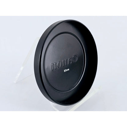 [Pre-owned] Canon 80mm Push-On Black Metal Front Lens Cap (Genuine) — Near MINT — Japan #4141