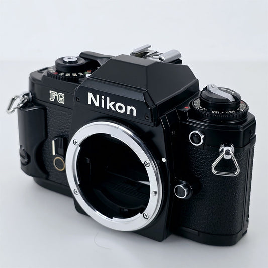 [Pre-owned] Nikon FG Black 35mm SLR Film Camera Body — Near Mint+++ — Japan #5733
