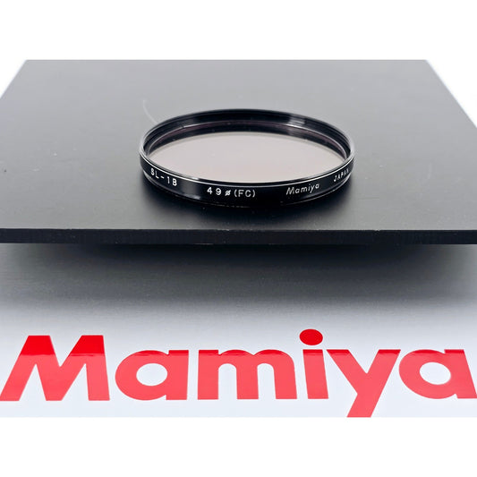[Pre-owned] Mamiya 49mm (FC) SL-1B Lens Filter Genuine — Near MINT — Japan #4874