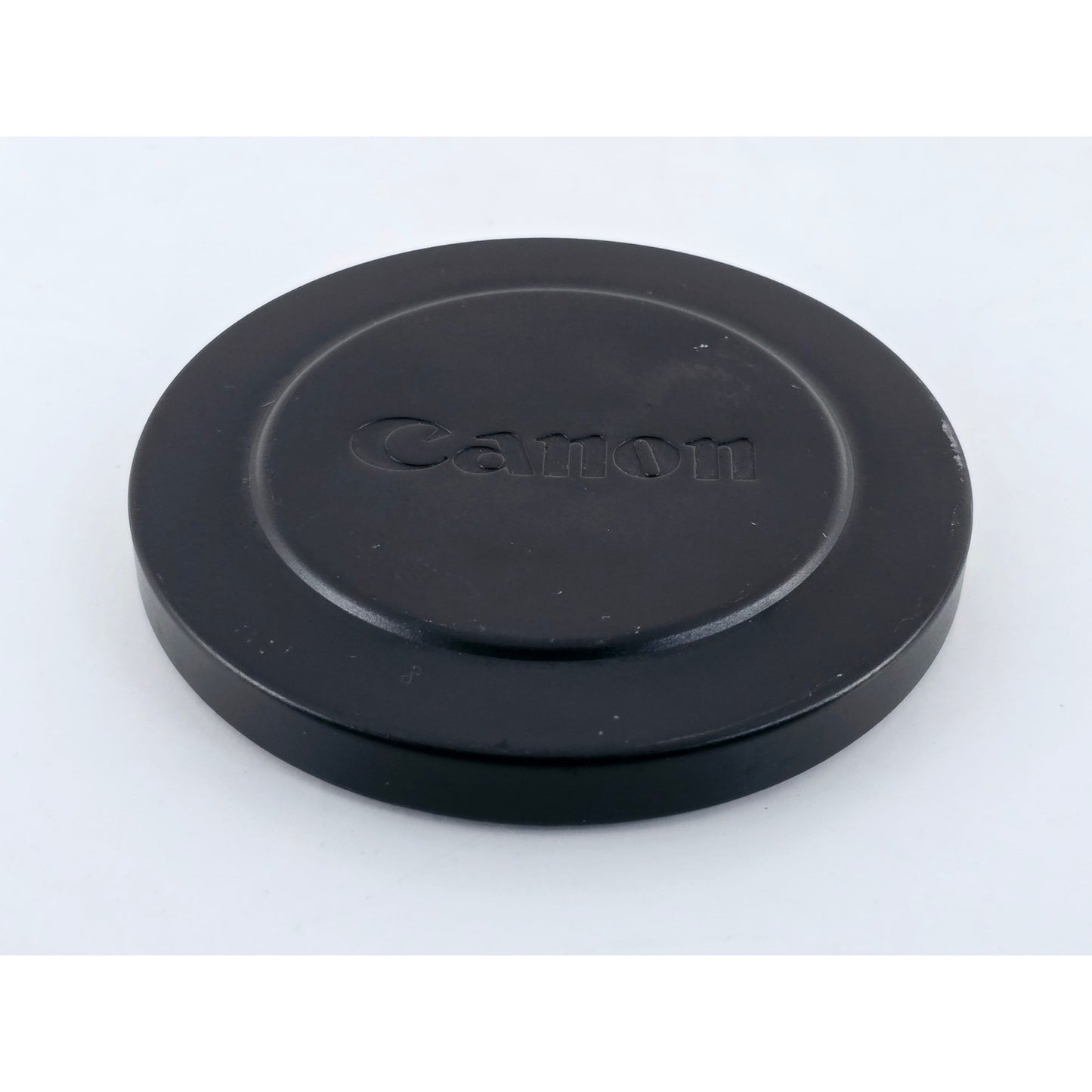 [Pre-owned] Canon 80mm Push-On Black Metal Front Lens Cap (Genuine) — Near MINT — Japan #4141
