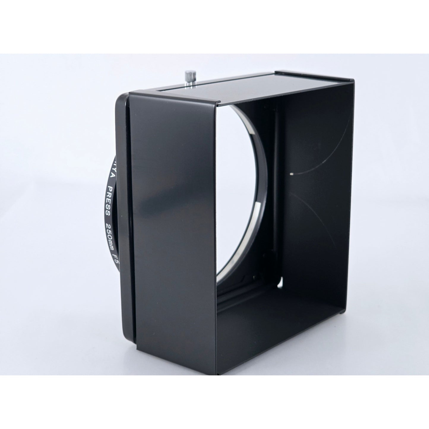[Pre-owned] Mamiya Square Hood for Press Sekor 250mm F5 Lens — Near MINT+++ — Japan #3598