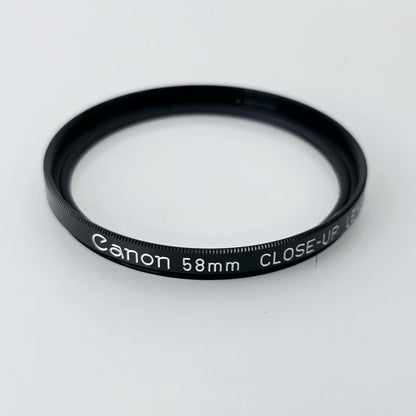 [Pre-owned] Canon 58mm Close-Up 450 / 240 Lens Filter Set (2 pcs) — Near Mint — Japan #5520