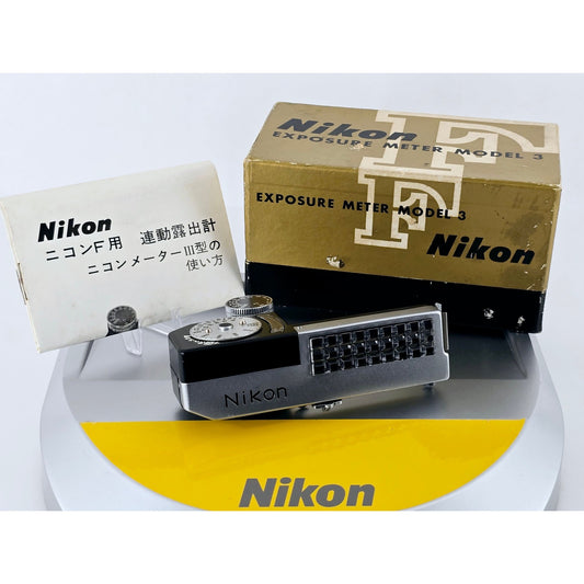 [Pre-owned] Genuine Nikon F Exposure Meter Model 3 — Near MINT+++ — Japan #4366
