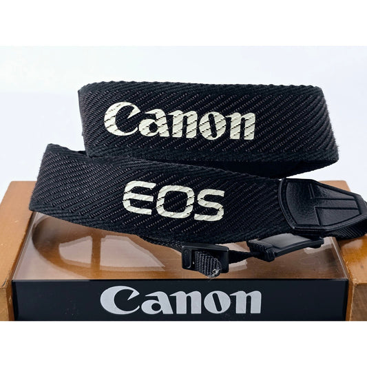 [Pre-owned] Canon EOS Camera Neck Shoulder Strap 1.46in (3.7cm) — Near MINT — Japan #5066