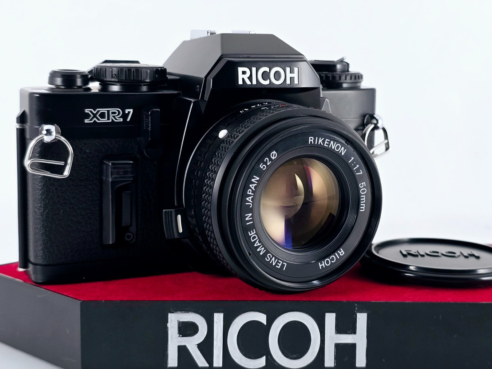 New Seal🌸[Near MINT] Ricoh XR 7 SLR 35mm Film Camera Rikenon 50mm F1.7 Japan