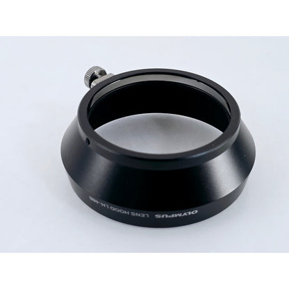 [Pre-owned] Olympus Pen LH-48B Black Metal Lens Hood for 17mm F1.8 — Top MINT — Japan #4087