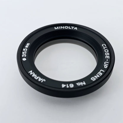 [Pre-owned] Minolta Close Up Lens No.614 35.5mm for Spotmeter F — Near MINT+++ — Japan #5286