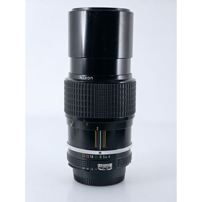 [Pre-owned] Nikon Ai Nikkor 200mm F4 MF Telephoto Lens — Near MINT — Japan #3668