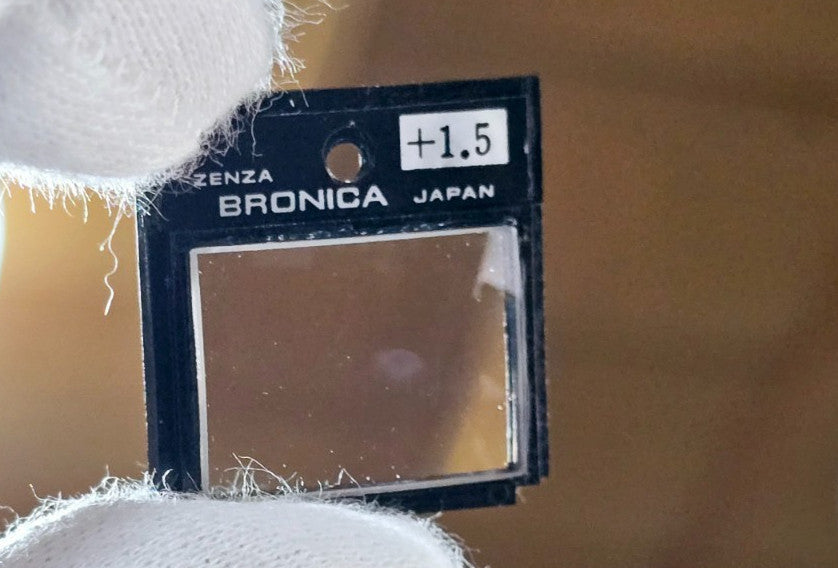 [Pre-owned] Bronica Eye Correction Lens Diopter +1.5 Viewfinder — Near Mint — Japan #5042