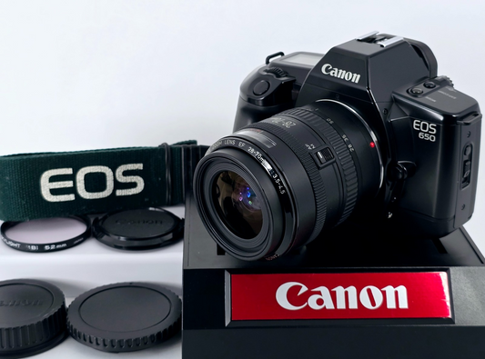 🌸[Near MINT] Canon EOS 650 35mm Film Camera EF 28-70/3.5-4.5 AF Lens From Japan