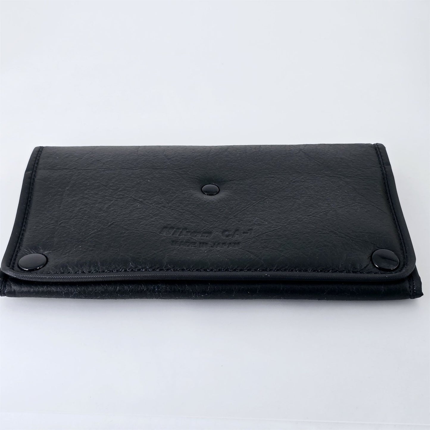 [Pre-owned] Genuine Nikon CA-1 Leather Filter Case Pouch for 52mm / 62mm Filters — Unused — Japan #5317