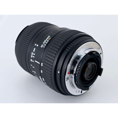 [Pre-owned] Sigma Zoom 55-200mm F4-5.6 DC AF Lens for Nikon F Mount — MINT — Japan #4512