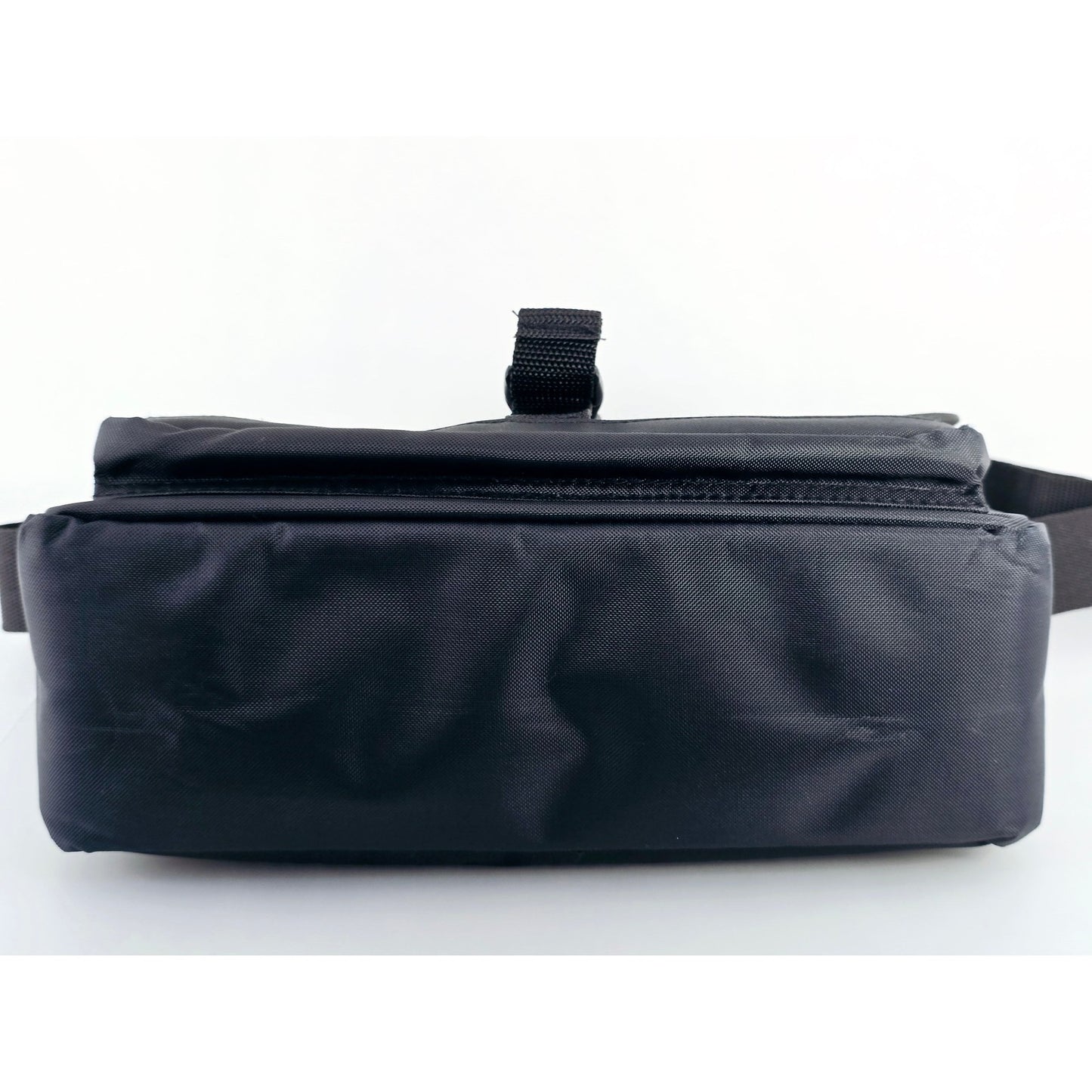 [Pre-owned] Genuine Minolta Camera Lens Shoulder Bag Nylon Black — Near MINT — Japan #5069