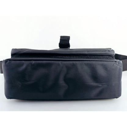 [Pre-owned] Genuine Minolta Camera Lens Shoulder Bag Nylon Black — Near MINT — Japan #5069