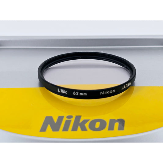 [Pre-owned] Nikon L1Bc 62mm UV Lens Filter — Near MINT — Japan #4882