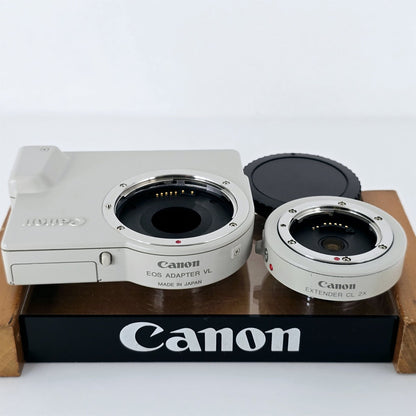 [Pre-owned] Canon EOS EF Lens to VL Mount Adapter 2x Extender for Hi8 — Sold as-is — Japan #5468