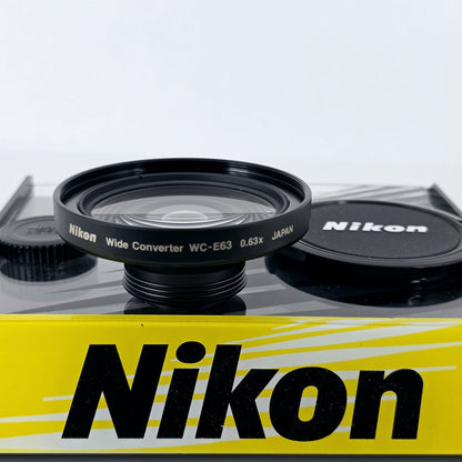 [Pre-owned] Nikon WC-E63 Wide Angle Converter Lens for Coolpix 4300 4500 — Mint — Japan #5410