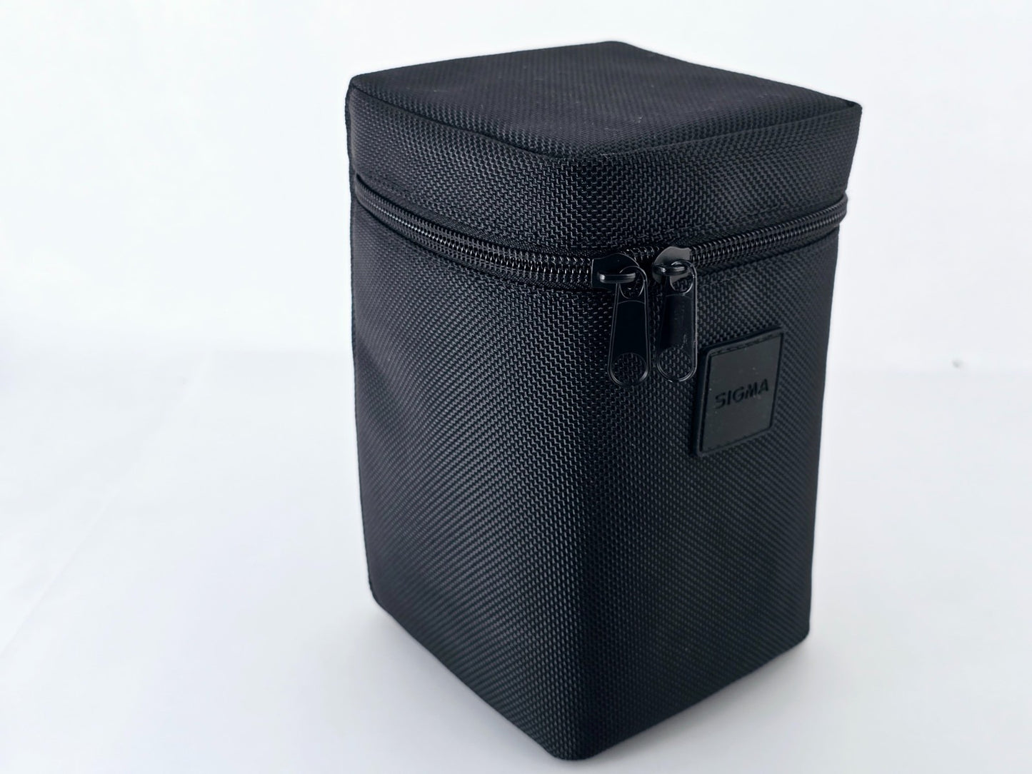 [Pre-owned] Sigma Hard Lens Case (4.3x3.9x5.9in) Vintage Protective Pouch — Mint — Japan #5072