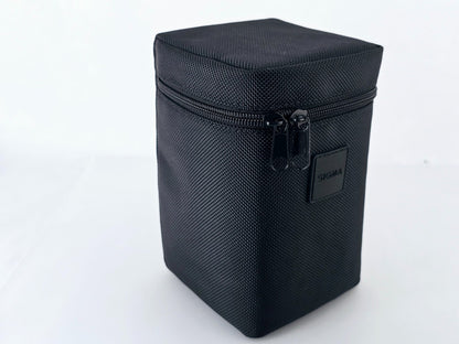 [Pre-owned] Sigma Hard Lens Case (4.3x3.9x5.9in) Vintage Protective Pouch — Mint — Japan #5072