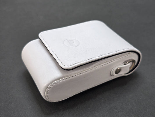 🌸[Unused] Leica 18699 Genuine Leather Camera Case White for C-LUX 2 From JAPAN