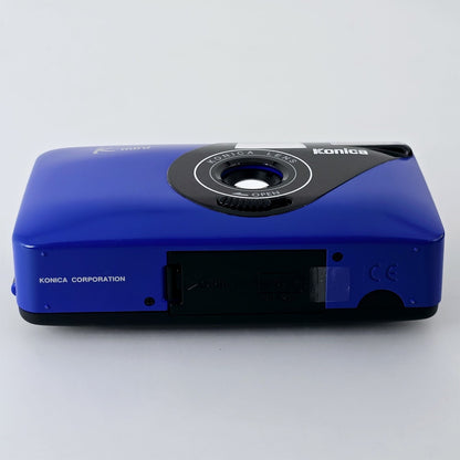 [Pre-owned] Konica K-mini Blue E124 35mm Compact Film Camera — Top Mint — Japan #5244