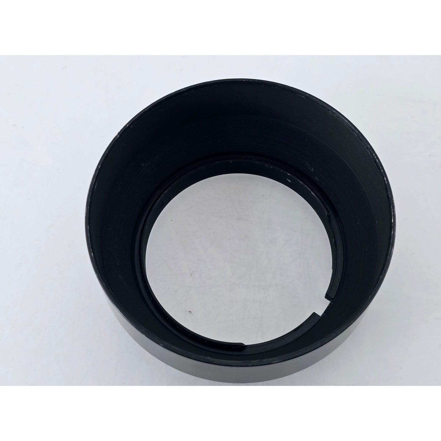 [Pre-owned] Genuine Nikon F Nikkor Metal Lens Hood for 50mm f/1.4 — Near MINT — Japan #4457