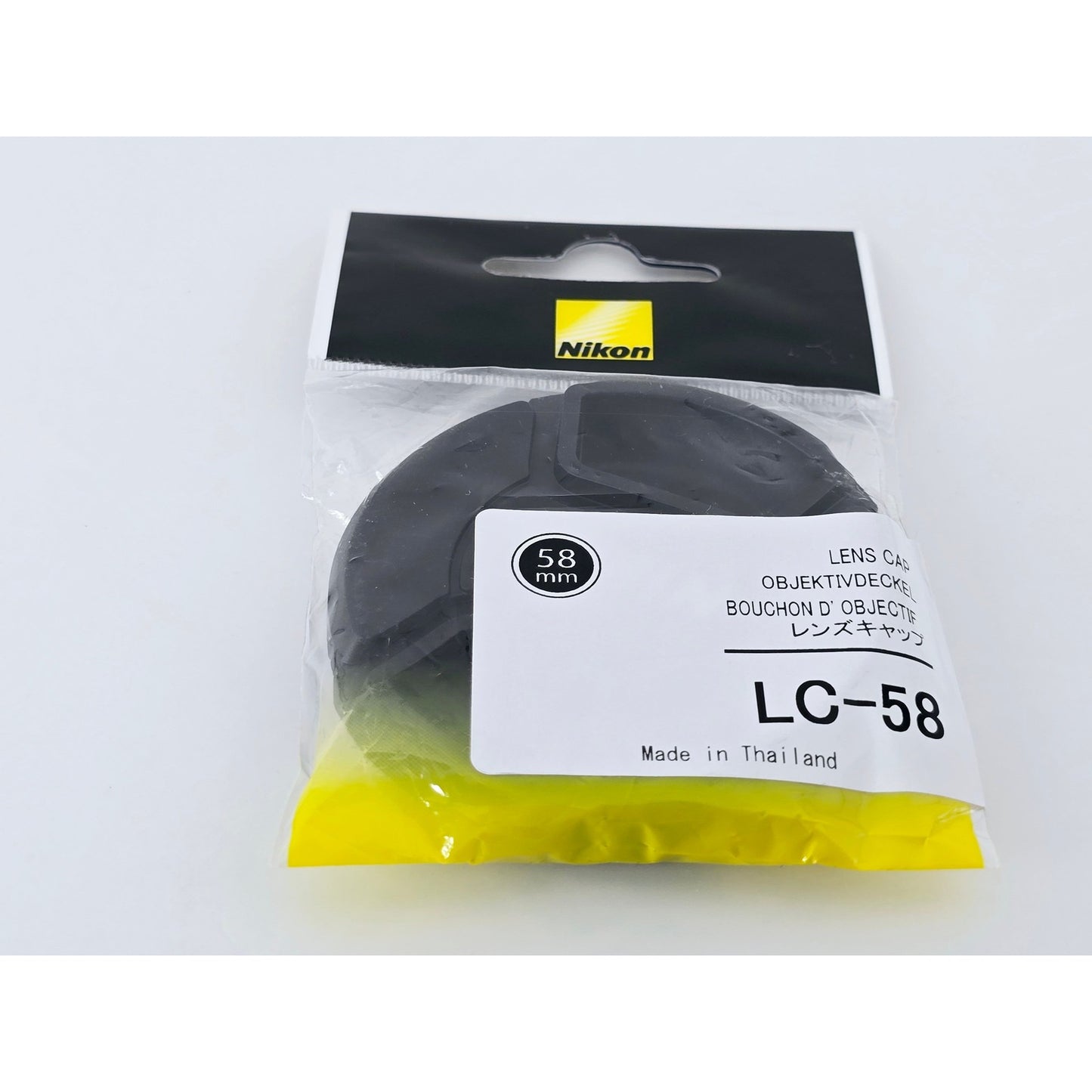 [Pre-owned] Nikon Genuine LC-58 Front Lens Cap — Unused — Japan #4873