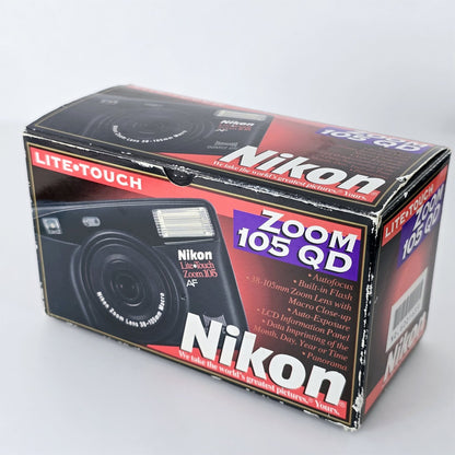 [Pre-owned] Nikon Lite Touch Zoom 105 QD Point & Shoot Film Camera — Near Mint — Japan #5196