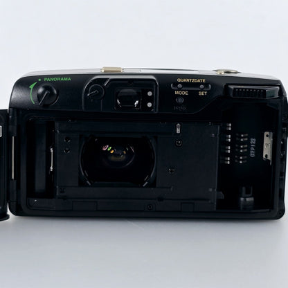 [Pre-owned] Olympus OZ 120 Zoom 35mm Point & Shoot Film Camera Black — Near Mint — Japan #5641