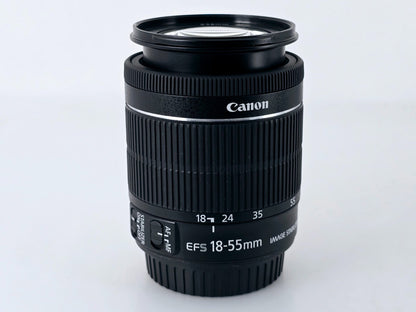 🌸[MINT] Canon EF-S 18-55mm F3.5-5.6 IS STM Zoom Lens w/EW-63C Hood From JAPAN