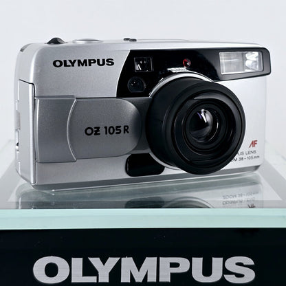 [Pre-owned] Olympus OZ 105 R Point & Shoot 35mm Film Camera Silver — Near Mint — Japan #5674