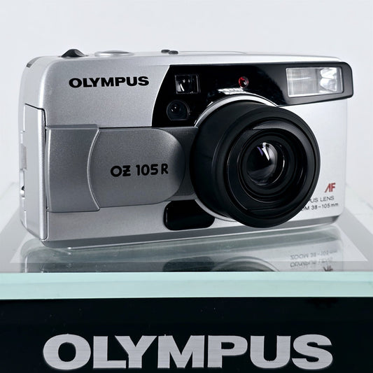 [Pre-owned] Olympus OZ 105 R Point & Shoot 35mm Film Camera Silver — Near Mint — Japan #5674