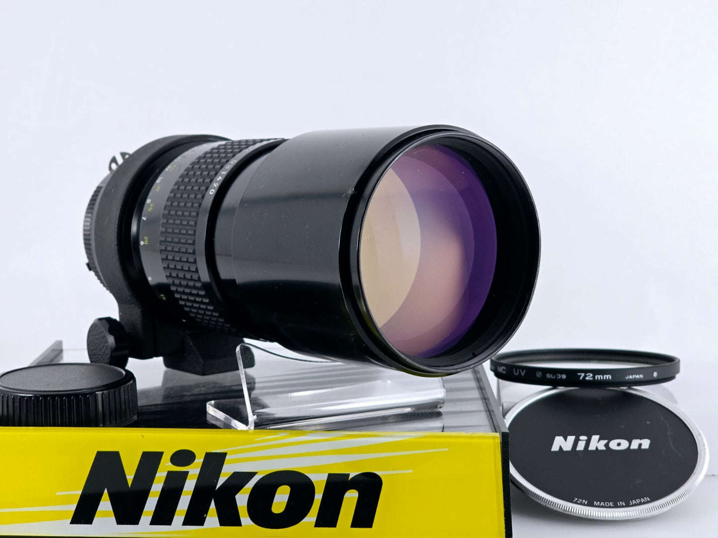 🌸[Near MINT+++] Nikon Ai Nikkor 300mm F4.5 MF Telephoto Lens From Japan
