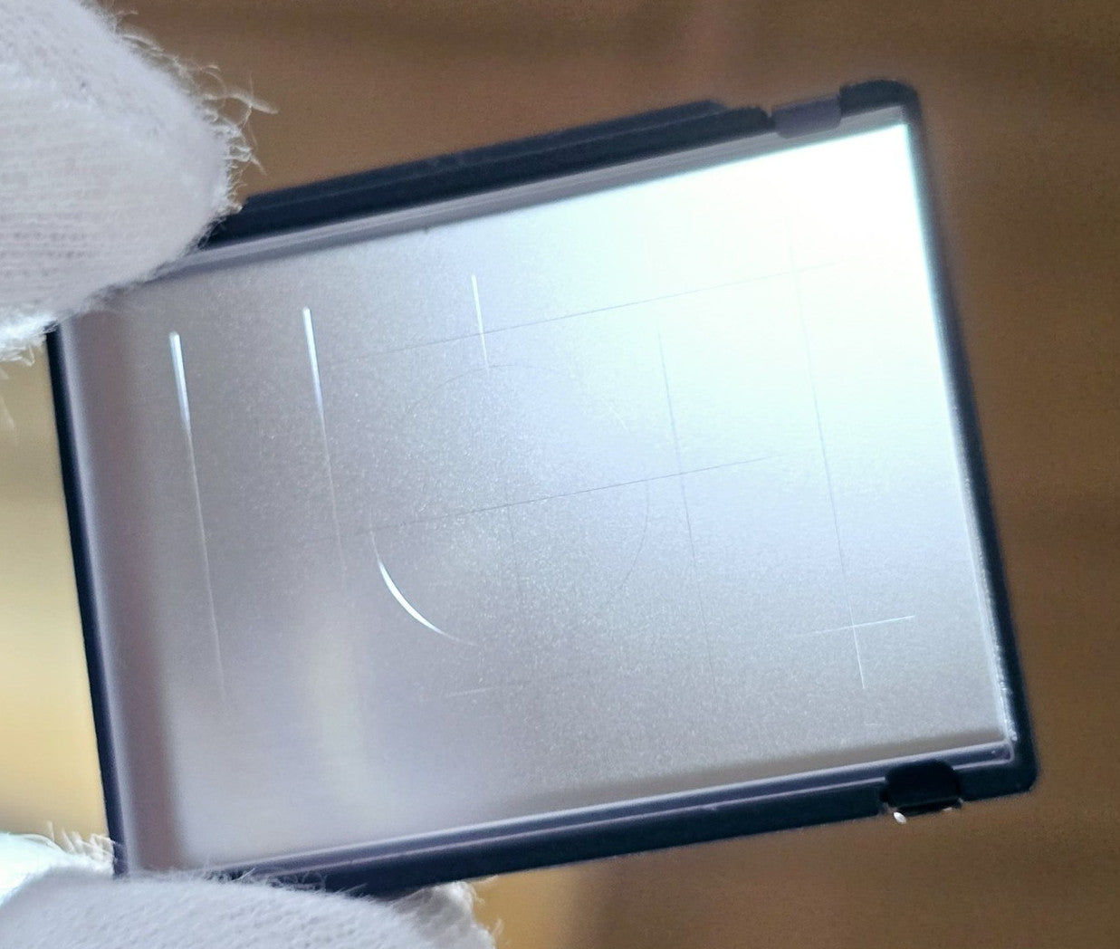 [Pre-owned] Nikon Focusing Screen Type E Red Dot for F3 F3HP F3/T — Unused — Japan #5423