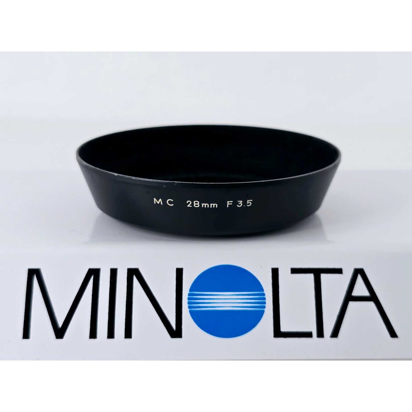 [Pre-owned] Minolta Metal Lens Hood Shade for MC 28mm F3.5 — Near MINT — Japan #4958