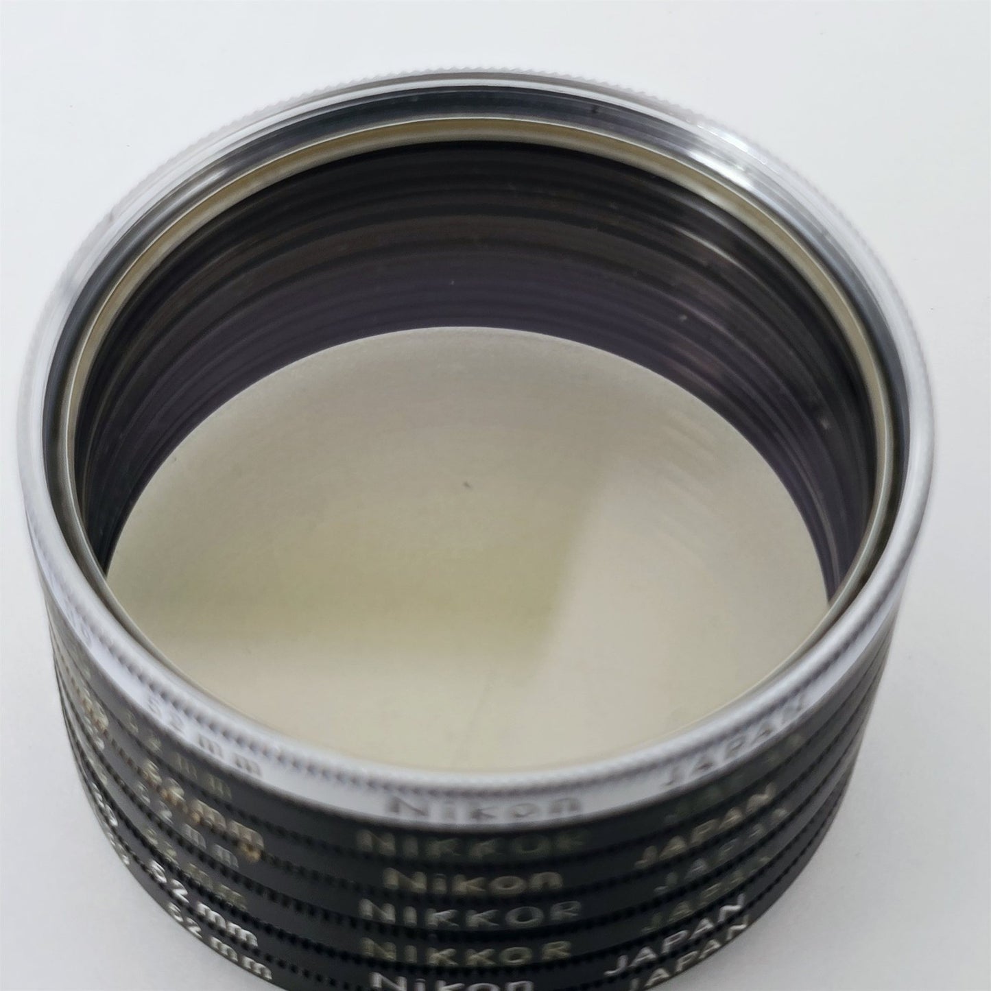 [Pre-owned] Nikon L39 52mm UV Protective Lens Filter (Set of 7) — Near Mint — Japan #5450