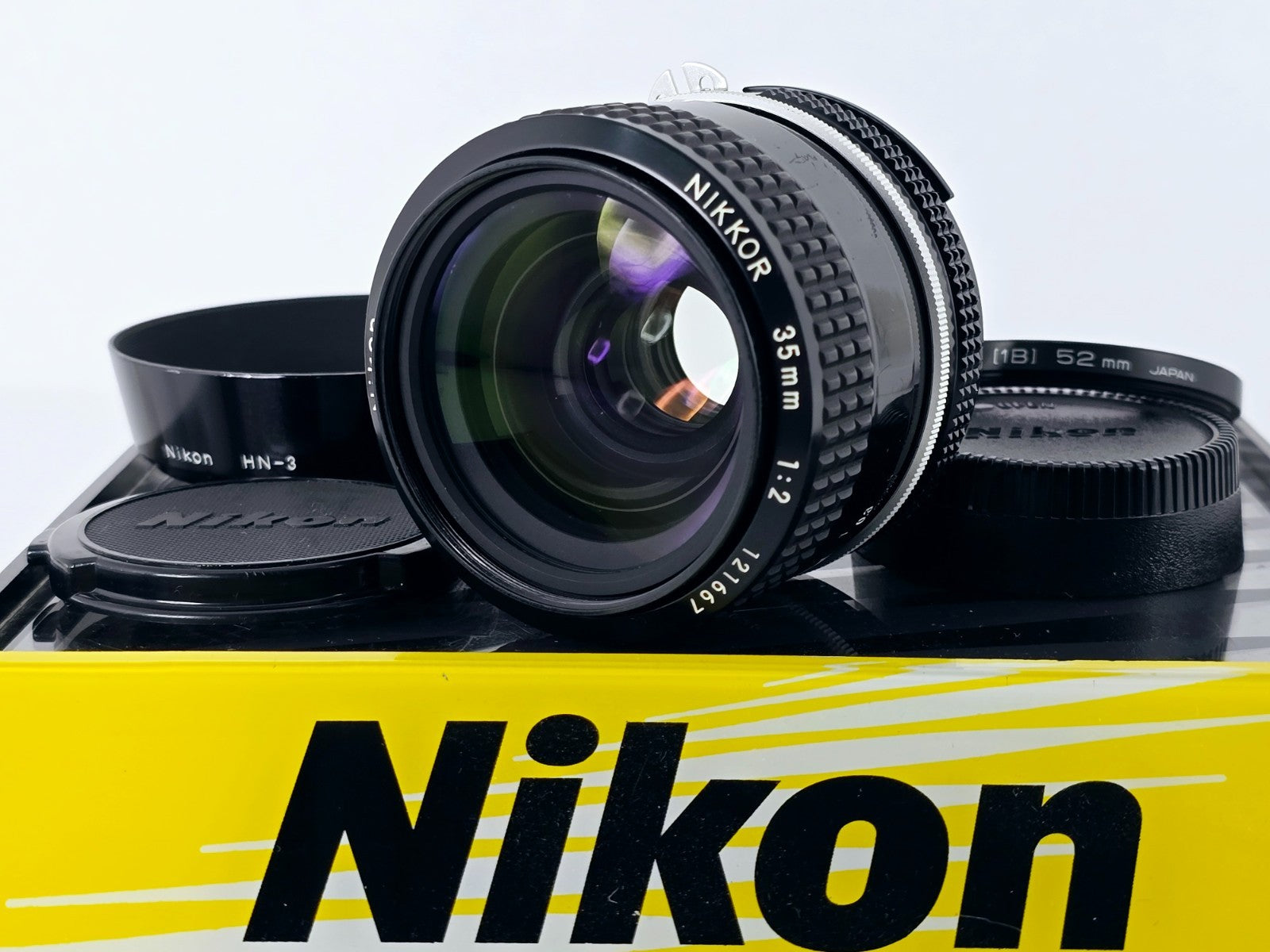 🌸[Near MINT] Nikon Ai Nikkor 35mm F2 Wide Angle MF Lens Genuine From Japan