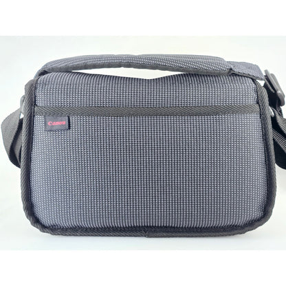 [Pre-owned] Genuine Canon Camera Lens Shoulder Bag Nylon Black — MINT — Japan #5086